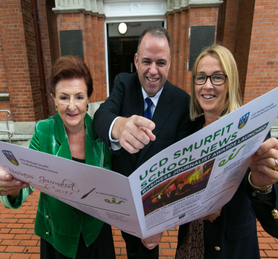 Launch of the business journalist awards breege donoghue orlagh nevin 2017