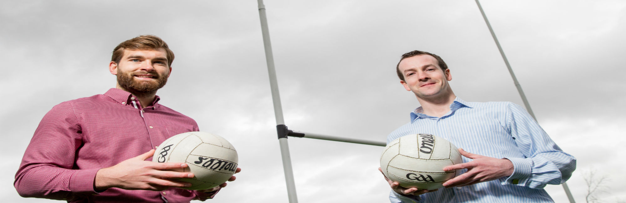 Aidan O' Shea and John White at the launch of Positive Equity's graduate programme 