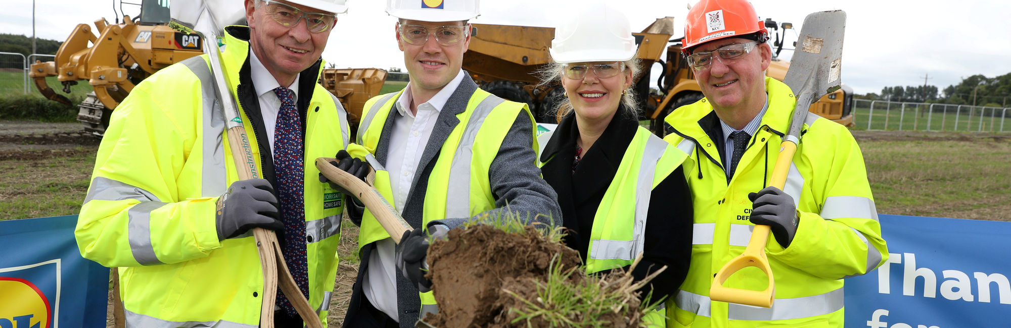 Lidl Ireland sod turning in Newbridge